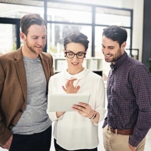 Shot Of A Team Of Businesspeople Discussing Someth 2022 10 07 20 31 02 Utc 300x300